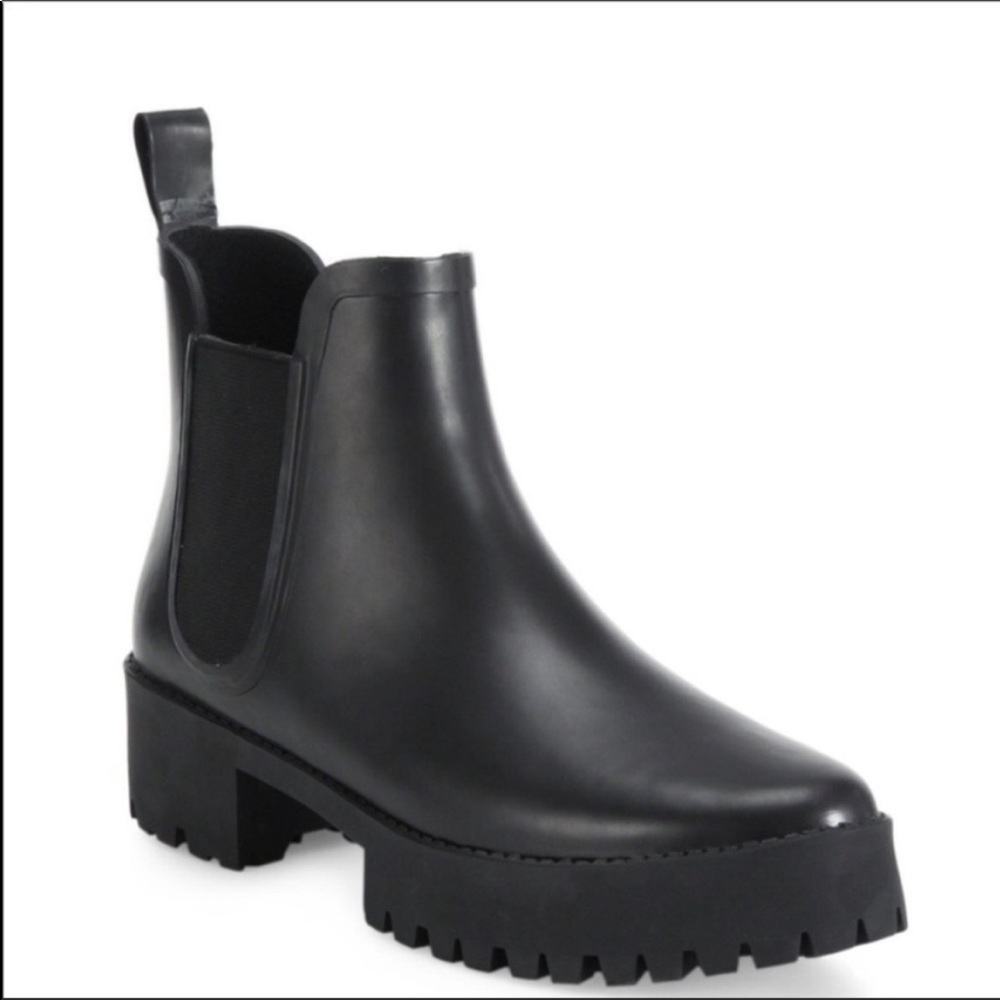 Loeffler Randall Charlie Platform Ankle Rainboot